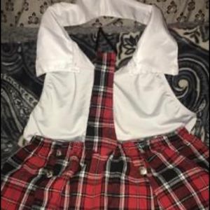 Plaid Schoolgirl Cosplay